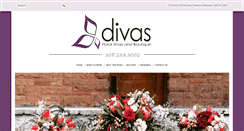 Desktop Screenshot of divasfloralshop.com